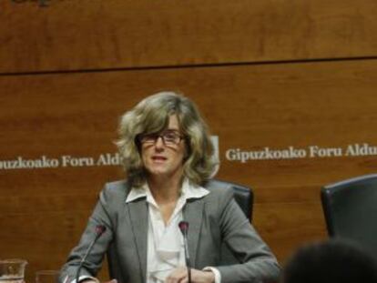 Marina Bidasoro, directora de Derechos Humanos de la Diputación de Gipuzkoa.