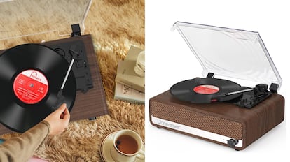 tocadiscos vinilo maletín