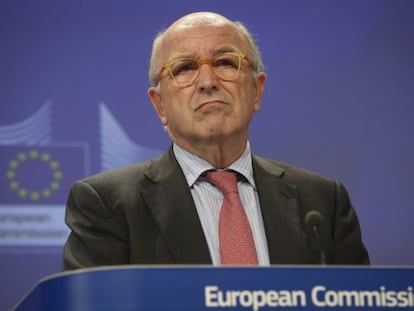 El comisario europeo de Competencia, Joaqu&iacute;n Almunia.