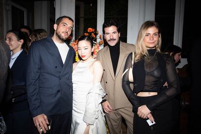 Algunos de los invitados al evento de Mango.