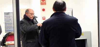 Gerardo Díaz Ferrán a la entrada del juzgado