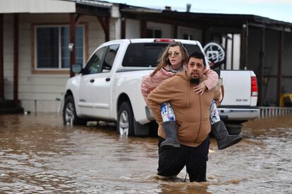 Winter storms in California