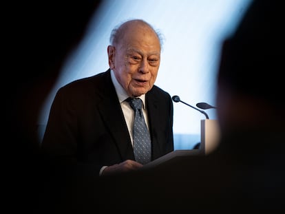 El expresidente de la Generalitat, Jordi Pujol, en una imagen del pasado mes de enero, en un acto de Pimec.