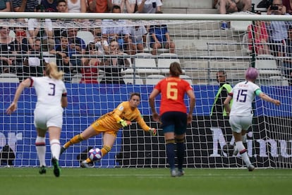 El gol de la delantera Megan Rapinoe.