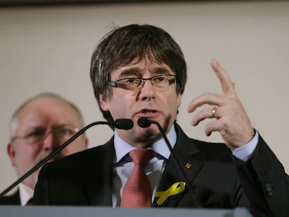 Carles Puigdemont, expresidente de la Generalitat de Catalu&ntilde;a. 