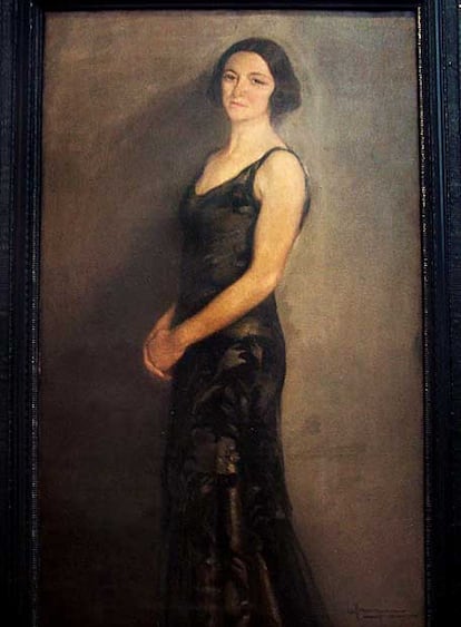 Retrato de Gloria Pérez, obra de Luis Mosquera.