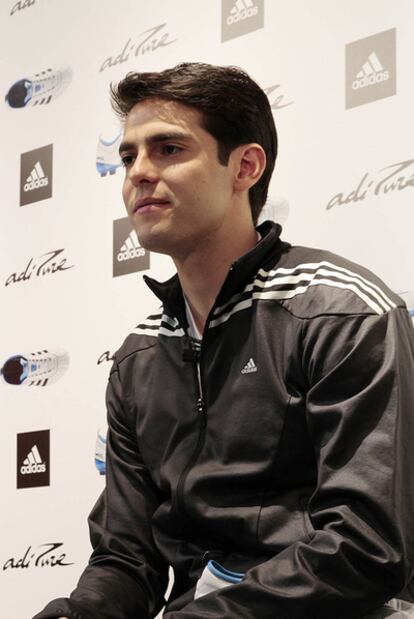 Kaká, esta mañana en Madrid.