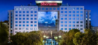 Fachada del Sheraton Madrid Mirasierra Hotel &amp; Spa.