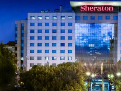 Fachada del Sheraton Madrid Mirasierra Hotel &amp; Spa.