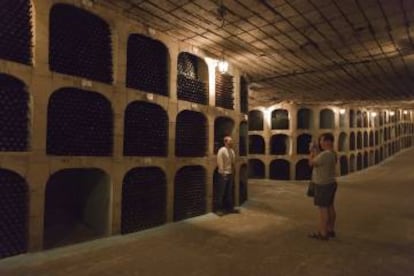 Bodegas de Mileş¬tii Mici, en Moldavia.