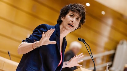 La ministra de Inclusión, Seguridad Social y Migraciones, Elma Saiz.