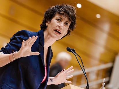 La ministra de Inclusión, Seguridad Social y Migraciones, Elma Saiz.