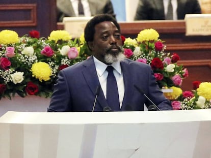 Kabila, durante un discurso el pasado 19 de julio.