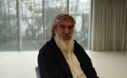 Juan Guillermo Figueroa, académico en El Colegio de México, en la sede de la Fundación Francisco Giner de los Ríos, Madrid, este jueves.