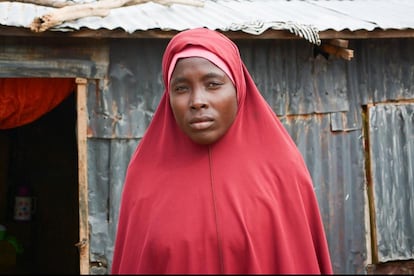 Retrato de Aisha Ahmadu en el Estado de Kano, noroeste de Nigeria, el 1 de octubre de 2024.