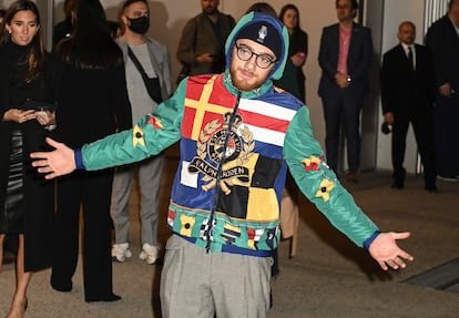 Angus Cloud, en el espectáculo Ralph Lauren AW22, el 22 de marzo de 2022, en Nueva York.