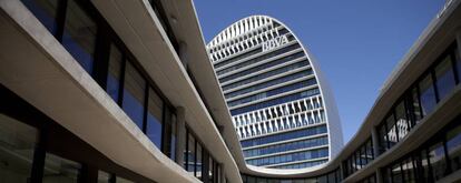 Sede operativa de BBVA en Madrid.