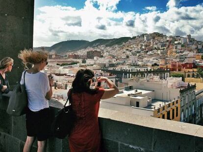 Las casas de colores de Las Palmas son una de las estampas más conocidas de la ciudad.
