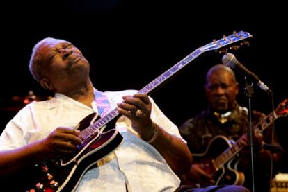 El guitarrista y cantante de blues B. B. King