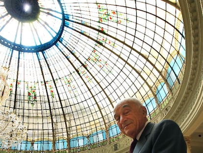 Enrique Eskenazi, durante la entrevista en Madrid.
