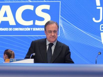 Florentino P&eacute;rez, presidente de ACS.