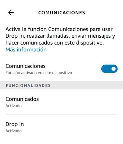 Activar Drop In