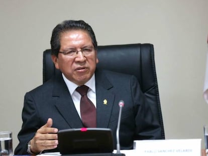 El Fiscal de la Nación de Perú, Pablo Sánchez Velarde.