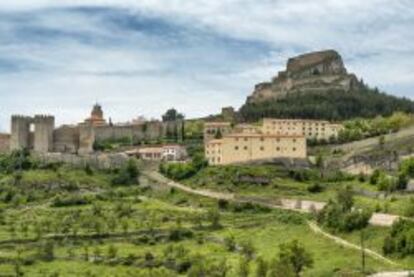 Castillo de Morella en el itinerario por el Maestrazgo.