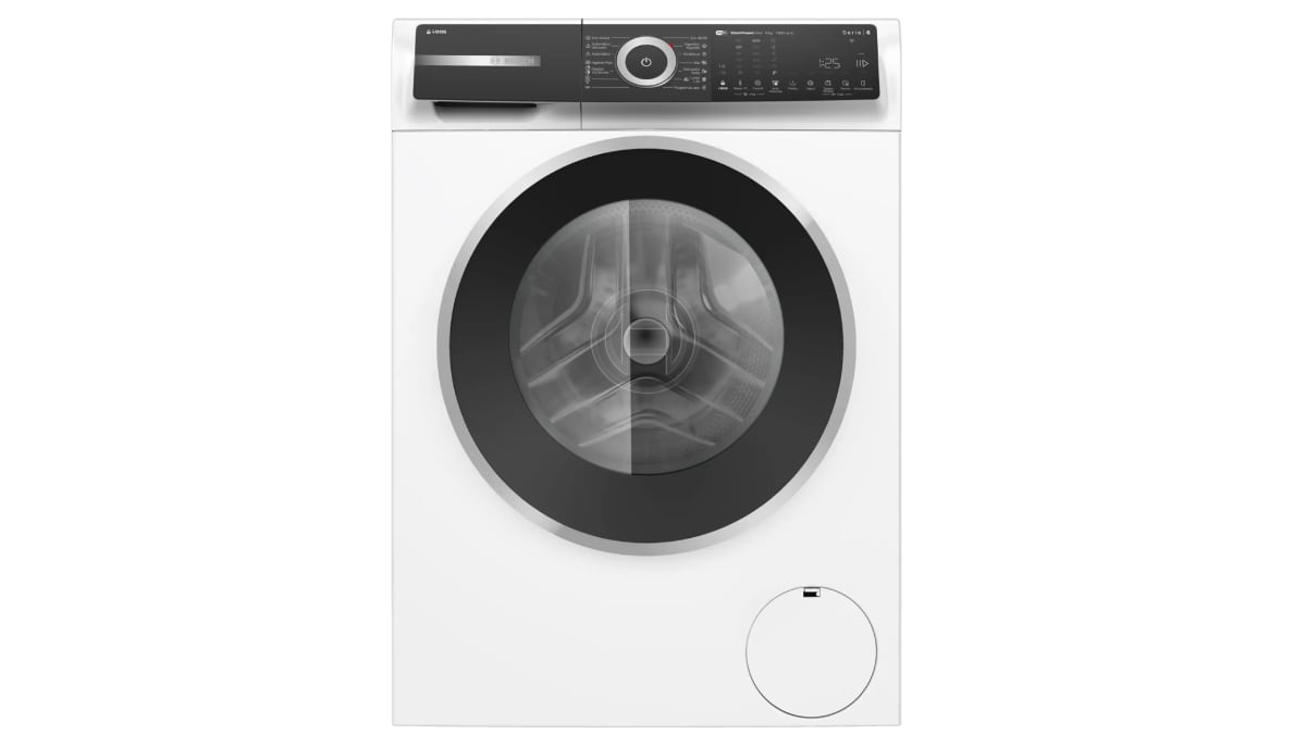 Lavadora de carga frontal de 9 kg Serie 6, de Bosch.