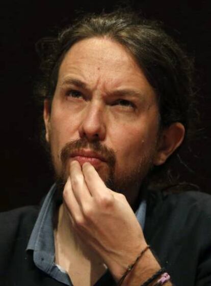 El líder de Podemos, Pablo Iglesias