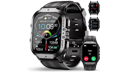 Reloj inteligente de hombre.