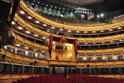 El patio de butacas del Teatro Real.