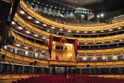 El patio de butacas del Teatro Real. 