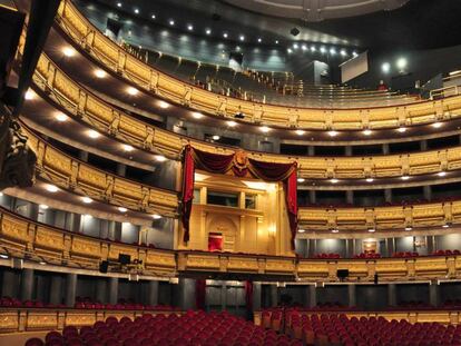 El patio de butacas del Teatro Real. 