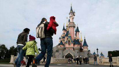El parque de atracciones Eurodisney, en París.