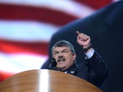 En la imagen, el presidente de la Federación sindical más grande del país, la AFL-CIO (por su sigla en inglés), Richard Trumka. EFE/Archivo