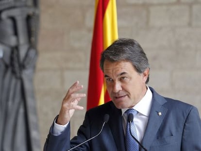 El presidente de la Generalitat, Artur Mas