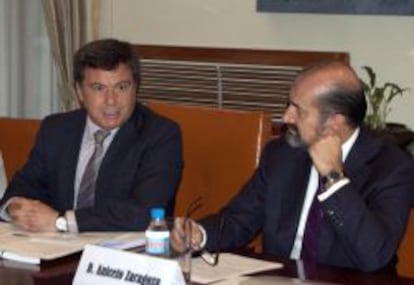 Isidoro Miranda y Aniceto Zaragoza, presidente y director general de Oficemen, respectivamente.