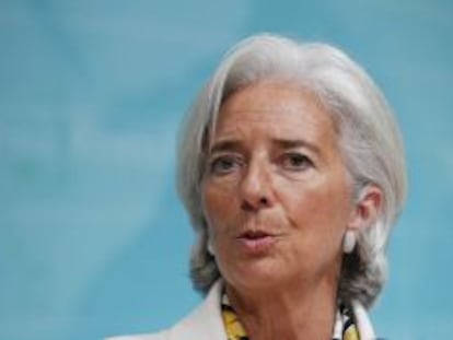 Christine Lagarde, la directora gerentes del FMI.