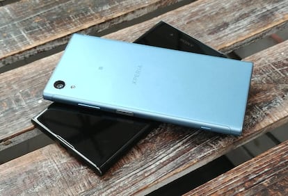 Aspecto del Sony Xperia XA1 Plus en color azul