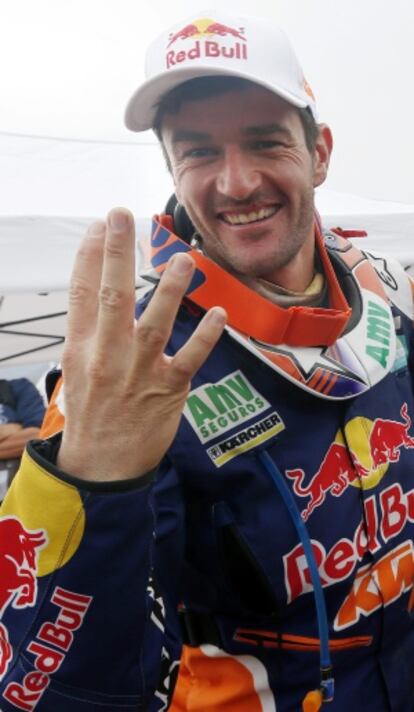 Marc Coma celebra su cuarto título.