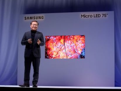 Samsung y LG muestran en la feria CES de Las Vegas las tecnologías que marcarán la evolución de los televisores