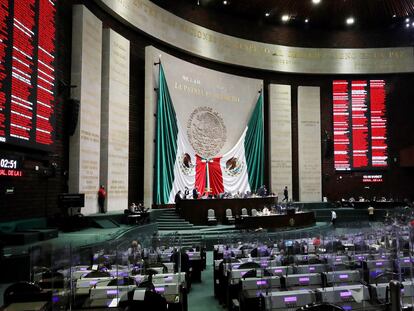 La Cámara de Diputados de México.