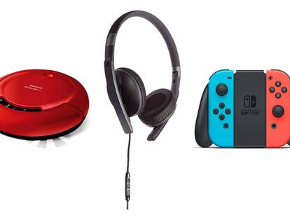 El robot Taurus Mini Striker, los auriculares Sennheiser HD 2.30i y la consola Nintendo Switch, entre las mejores ofertas de la semana.