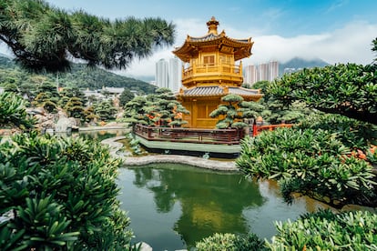 Vista del Nan Lian Garden, en Hong Kong.