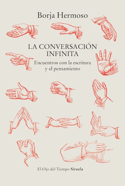 Portada de 'La conversación infinita', de Borja Hermoso.