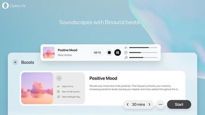 Opera Air nuevos Boosts en el navegador