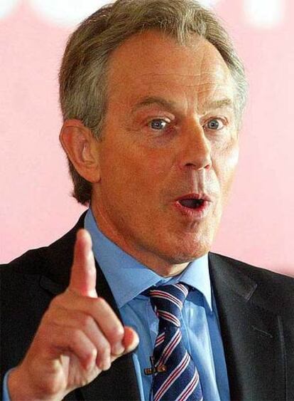 El primer ministro británico, Tony Blair.