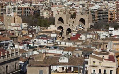 Vista de la ciutat de València.