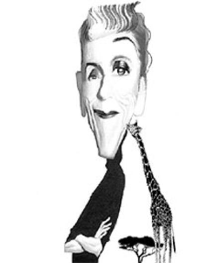 Caricatura de Isak Dinesen